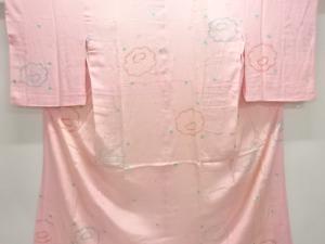 アンティーク　絞り花模様長襦袢